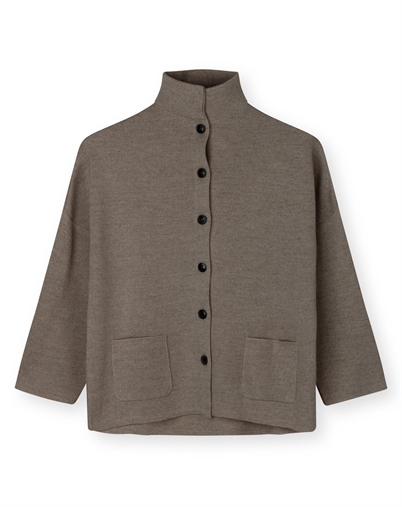 Sibin Linnebjerg - Spring Strickcardigan - Dark Sand